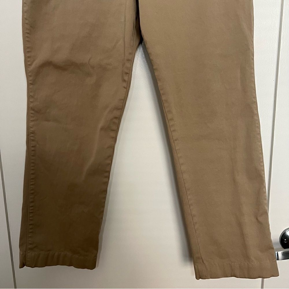 Lucky Brand Pants Mens Size 33x30? Beige Chino Straight Leg Stretch Slash Pocket - Picture 3 of 14